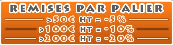 Decouvrez nos Remises en tant que grossiste bijoux, nous vous proposons des remises par palier