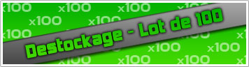 Lot de 100 bijoux fantaisie
